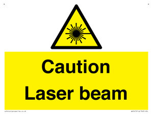 Caution Laser beam